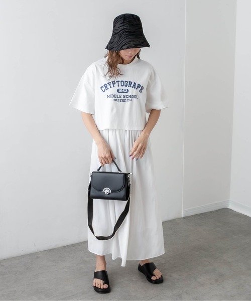 RASVOA（ラスボア）の「ワンハンドルミニショルダー（ショルダーバッグ・レディース・オフホワイト/ブラック・FREE）」の20枚目の写真