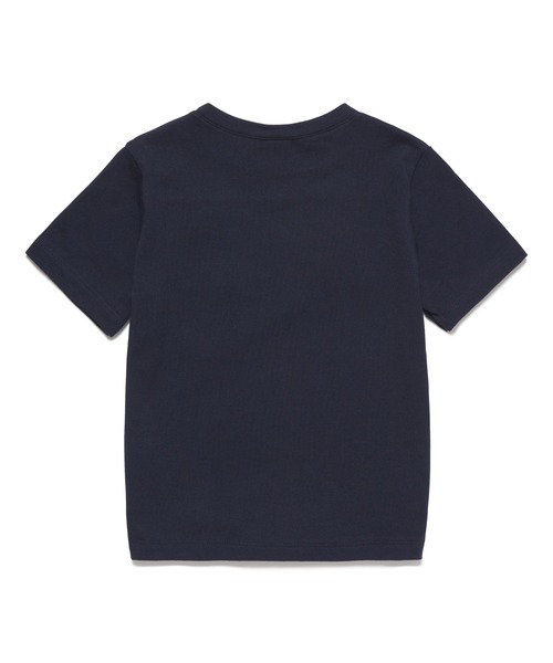 PETIT BATEAU（プチバトー）の「カラー半袖Ｔシャツ（Tシャツ/カットソー・キッズ・ネイビー・3YEAR/4YEAR/5YEAR）」の4枚目の写真