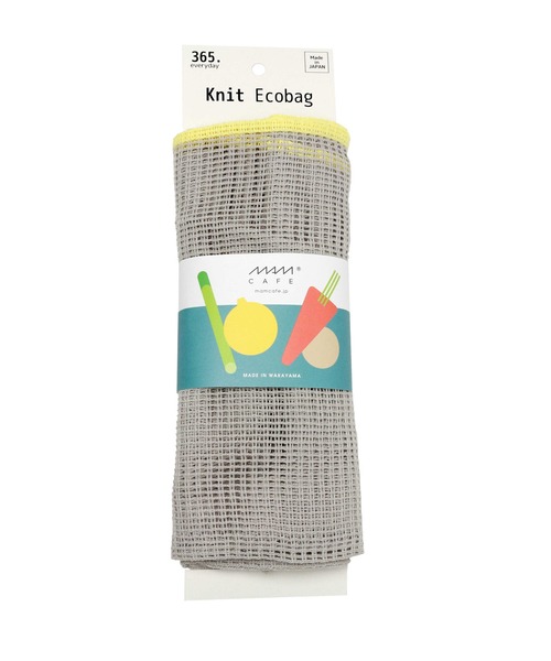 GLOBAL FORME CONCRETE（グローバルフォルムコンクリート）の「MAM KNIT ECO BAG L　マム ニット エコバッグL（エコバッグ/サブバッグ・レディース・ブラック/ベージュ/カーキ・L）」の6枚目の写真