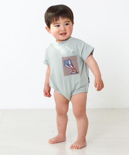 MAKE YOUR DAY（メイクユアデイ）の「OYAKOロンパース（ロンパース・キッズ・ブラック/ミント/キナリ・80/70）」の10枚目の写真