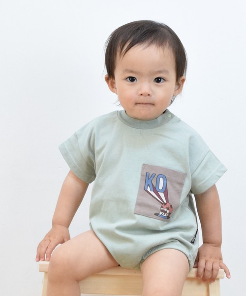 MAKE YOUR DAY（メイクユアデイ）の「OYAKOロンパース（ロンパース・キッズ・ブラック/ミント/キナリ・80/70）」の19枚目の写真