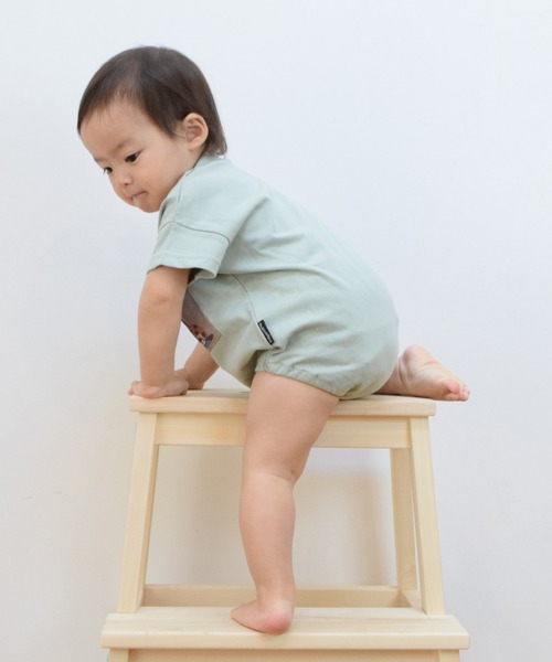 MAKE YOUR DAY（メイクユアデイ）の「OYAKOロンパース（ロンパース・キッズ・ブラック/ミント/キナリ・80/70）」の21枚目の写真