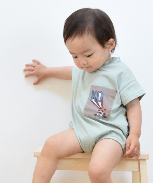 MAKE YOUR DAY（メイクユアデイ）の「OYAKOロンパース（ロンパース・キッズ・ブラック/ミント/キナリ・80/70）」の20枚目の写真