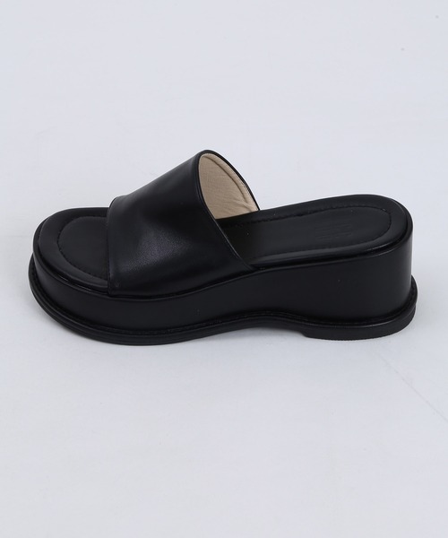 WC（ダブル シー）の「厚底デザインサンダル（サンダル・レディース・ブラック/グリーン・MEDIUM/SMALL）」の12枚目の写真