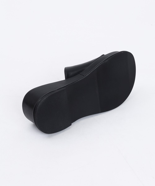 WC（ダブル シー）の「厚底デザインサンダル（サンダル・レディース・ブラック/グリーン・MEDIUM/SMALL）」の13枚目の写真