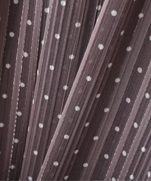 PROPORTION BODY DRESSING(プロポーションボディドレッシング)の「ウエストシャーリングシアードットスカート / 1211120500(スカート・レディース・ホワイト系その他/ダークグレー・SMALL/MEDIUM)」の7枚目の写真