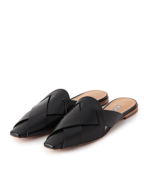 PELLICO(ペリーコ)の「PELLICO / イントレチャートセミスクエアトゥスリッパ(その他シューズ・レディース・ブラック・35/38/37/36)」の6枚目の写真