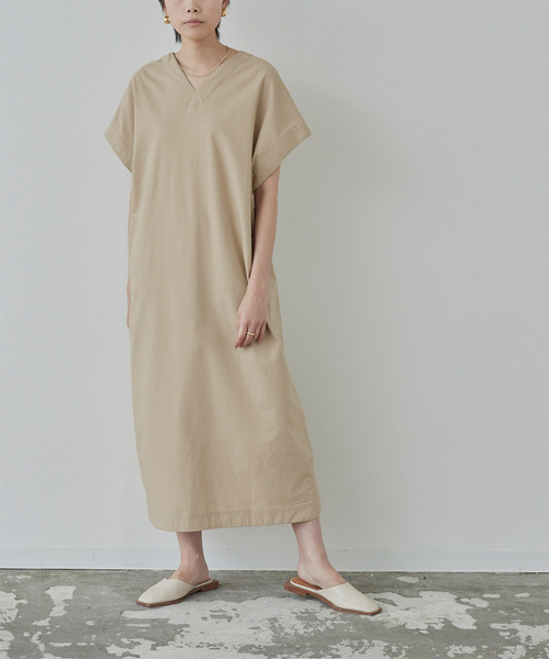 miette(ミエット)の「前後2wayリネン混カフタンワンピース(ワンピース・レディース・サンドベージュ/テラコッタ/ブラック/ホワイト・PS(XS-S)/M)」の11枚目の写真