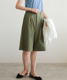 Blanc Bleu Minuit | 綿/麻バックサテン　グルカショーツ(その他パンツ)