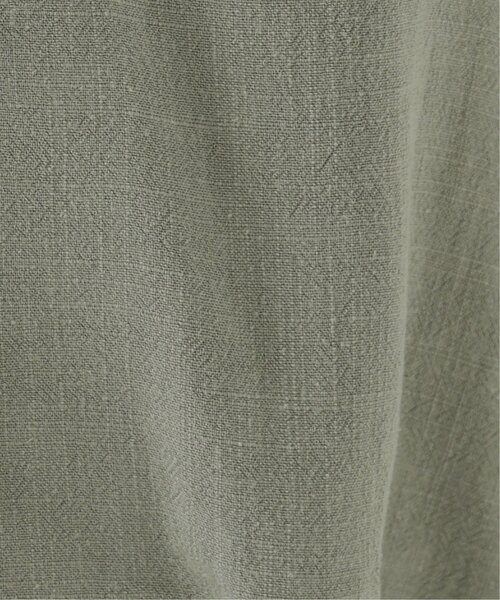 RAY CASSIN（レイカズン）の「レーヨンリネンショート開襟シャツ（シャツ/ブラウス・レディース・カーキ/キナリ/ベージュ・FREE）」の7枚目の写真