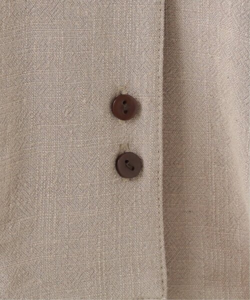 RAY CASSIN（レイカズン）の「レーヨンリネンショート開襟シャツ（シャツ/ブラウス・レディース・カーキ/キナリ/ベージュ・FREE）」の17枚目の写真