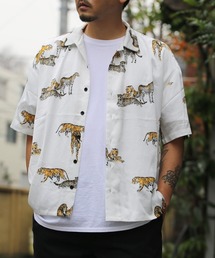 Revo. | Revo. TIGERパターン S/S シャツ(シャツ/ブラウス)