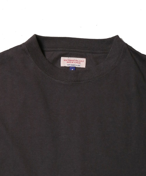 SPINNS（スピンズ）の「【ゆったりシルエット】CHAMPAGNEロゴ半袖Tシャツ（Tシャツ/カットソー・メンズ・ホワイト/ブラック・ONESIZE）」の7枚目の写真