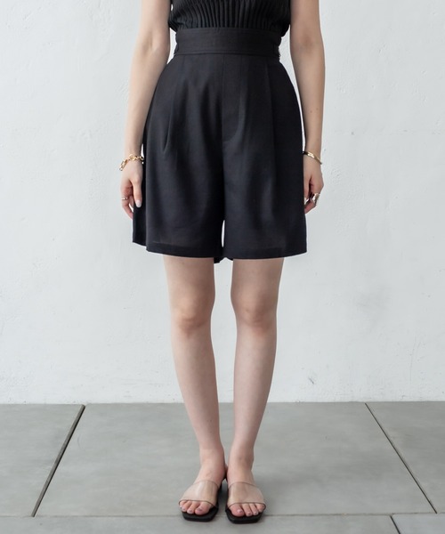 mystic（ミスティック）の「セットアップショートパンツ（その他パンツ・レディース・アイボリー/ブラック・1/2）」の17枚目の写真