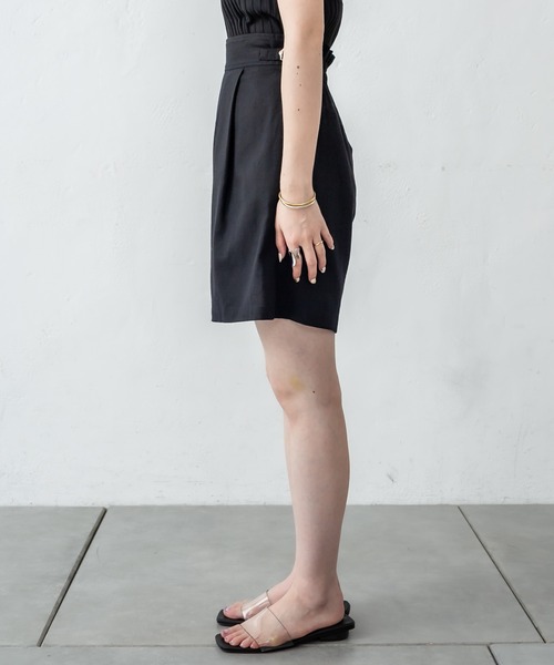 mystic（ミスティック）の「セットアップショートパンツ（その他パンツ・レディース・アイボリー/ブラック・1/2）」の18枚目の写真