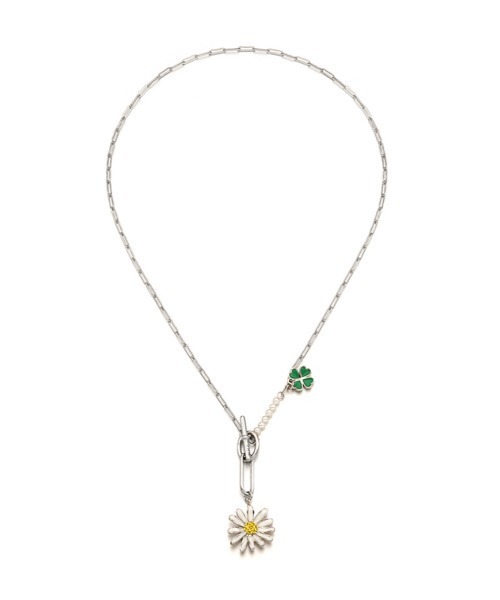 ☆VINTAGE HOLLYWOOD☆ Swing Daisy Charm Necklace ネックレス VINTAGE HOLLYWOOD（ビンテージハリウッド）の「【VINTAGE