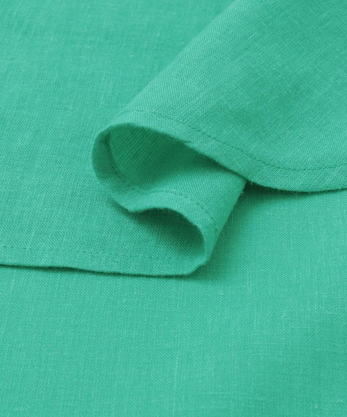 KBF（ケイビーエフ）の「リネンMIXビッグポケットコンパクトシャツ（シャツ/ブラウス・レディース・オフホワイト/ベージュ/グリーン・ONE）」の16枚目の写真