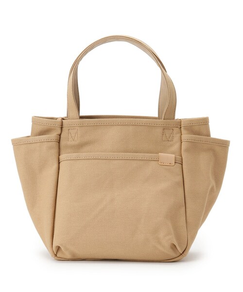 SHOO・LA・RUE(シューラルー)の「◆多収納キャンバストート(トートバッグ・レディース・イエロー/キャメル/ライトグリーン/ブラウン系その他/ライトグレー/ライトベージュ・00)」の6枚目の写真