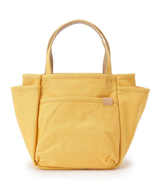 SHOO・LA・RUE(シューラルー)の「◆多収納キャンバストート(トートバッグ・レディース・イエロー/キャメル/ライトグリーン/ブラウン系その他/ライトグレー/ライトベージュ・00)」の5枚目の写真
