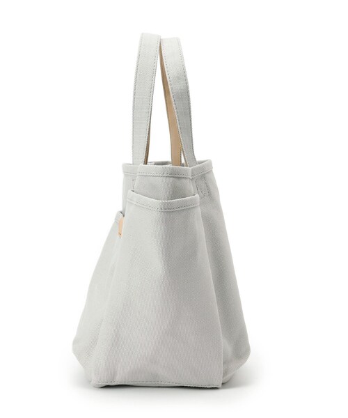 SHOO・LA・RUE(シューラルー)の「◆多収納キャンバストート(トートバッグ・レディース・イエロー/キャメル/ライトグリーン/ブラウン系その他/ライトグレー/ライトベージュ・00)」の8枚目の写真