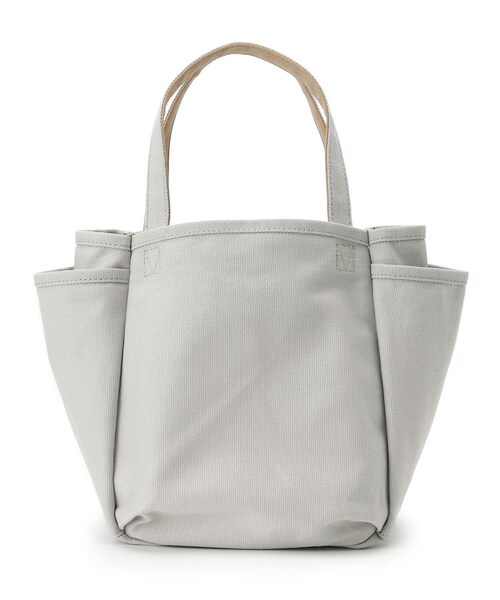 SHOO・LA・RUE(シューラルー)の「◆多収納キャンバストート(トートバッグ・レディース・イエロー/キャメル/ライトグリーン/ブラウン系その他/ライトグレー/ライトベージュ・00)」の9枚目の写真