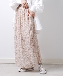 Crisp | フラワーシフォンペンシルスカート(スカート)