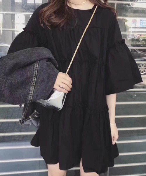 ド ド De テレーズ のファッション ボリュームスリーブワンピース ワンピース Maison Therese メゾン Maison セール Therese メゾン