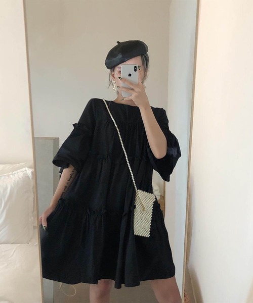 ド ド De テレーズ のファッション ボリュームスリーブワンピース ワンピース Maison Therese メゾン Maison セール Therese メゾン