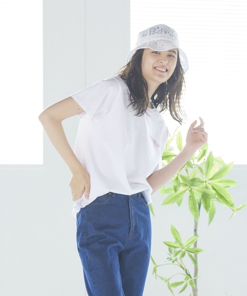 LIPSTAR（リップスター）の「【WEB別注】≪Casselini／キャセリーニ≫レースバケットハット（ハット・レディース・オフホワイト/グリーン・FREE）」の17枚目の写真