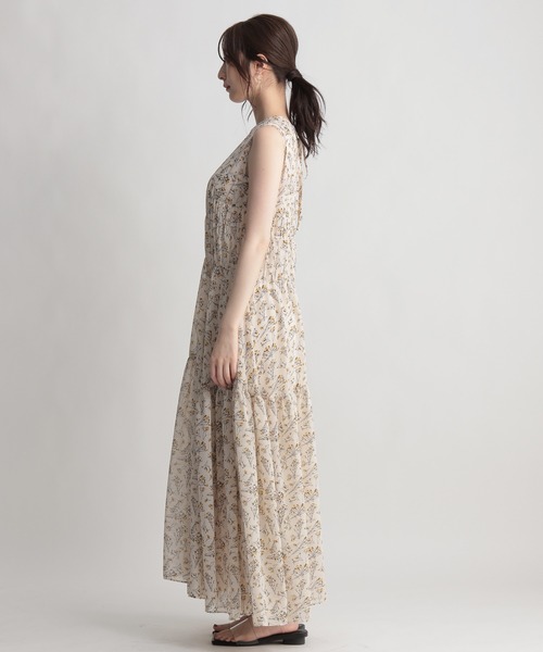 Andemiu（アンデミュウ）の「フラワーパターンワンピース951771（ワンピース・レディース・オフホワイト/ブラック・FREE）」の14枚目の写真