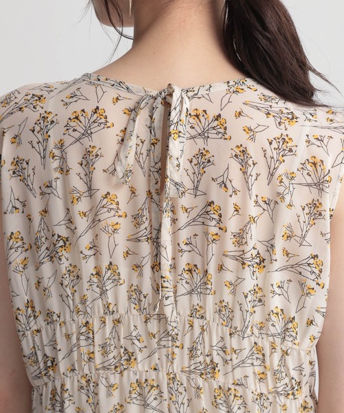 Andemiu（アンデミュウ）の「フラワーパターンワンピース951771（ワンピース・レディース・オフホワイト/ブラック・FREE）」の16枚目の写真