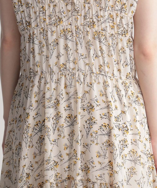 Andemiu（アンデミュウ）の「フラワーパターンワンピース951771（ワンピース・レディース・オフホワイト/ブラック・FREE）」の17枚目の写真