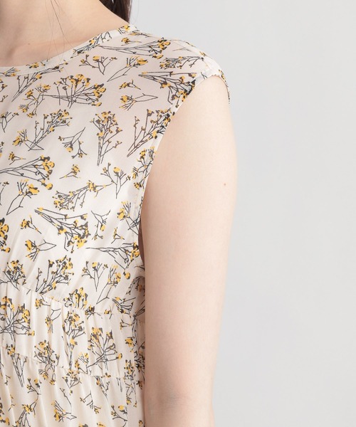 Andemiu（アンデミュウ）の「フラワーパターンワンピース951771（ワンピース・レディース・オフホワイト/ブラック・FREE）」の19枚目の写真