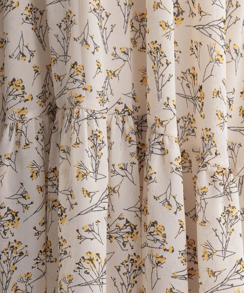 Andemiu（アンデミュウ）の「フラワーパターンワンピース951771（ワンピース・レディース・オフホワイト/ブラック・FREE）」の21枚目の写真