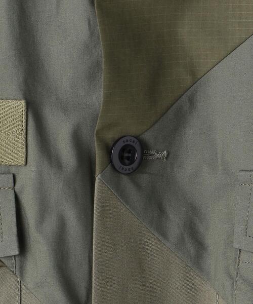 Sacai（サカイ）の「＜sacai（サカイ）＞ パッチワーク ミックス シャツ■■■（シャツ/ブラウス・メンズ・オリーブ・3/2）」の7枚目の写真