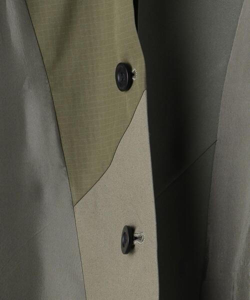 Sacai（サカイ）の「＜sacai（サカイ）＞ パッチワーク ミックス シャツ■■■（シャツ/ブラウス・メンズ・オリーブ・3/2）」の10枚目の写真