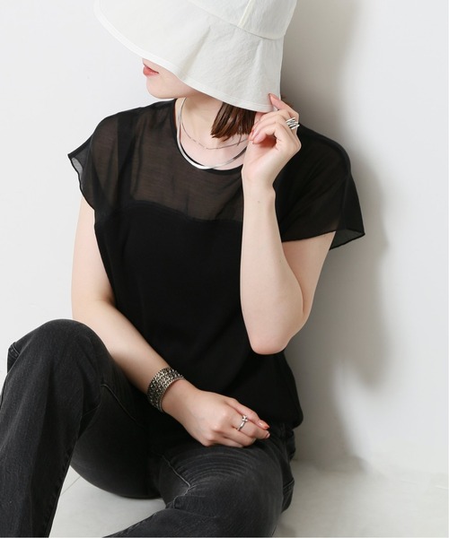 匿名発送　美品　スピックアンドスパン　フラワーレースドッキングプルオーバー Spick \u0026 Span｜スピック アンド スパンのトップス（レース）通販