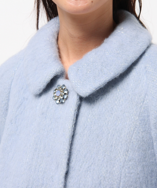 TOCCA（トッカ）の「CANDY CHECKコート（ステンカラーコート）」 - WEAR 