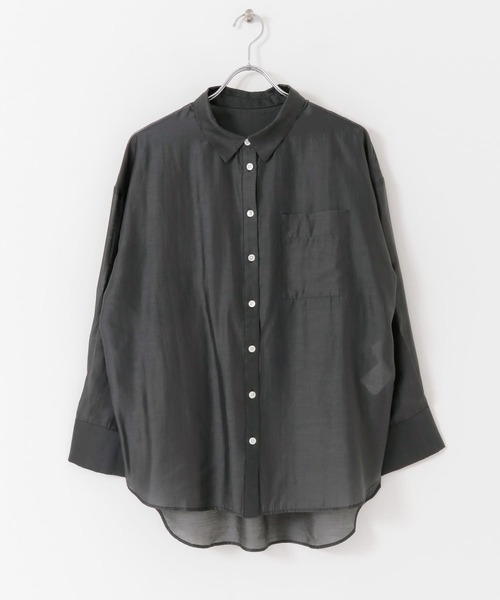 「URBAN RESEARCH」 半袖シャツ FREE チャコールグレー レディース URBAN RESEARCH 「URBAN RESEARCH」 半袖Tシャツ FREE