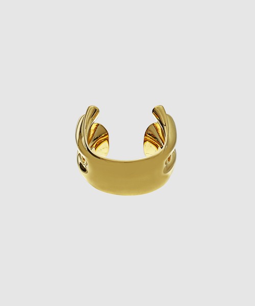 JW Anderson（ジェイダブリューアンダーソン）の「FOLDED RING（リング・レディース・ゴールド・S/M/M/L）」の2枚目の写真