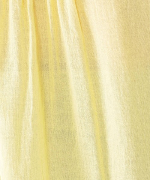 studio CLIP(スタディオクリップ)の「製品染め胸切り替えブラウス(シャツ/ブラウス・レディース・グレー/グリーン/ブルー/イエロー・FREE)」の7枚目の写真