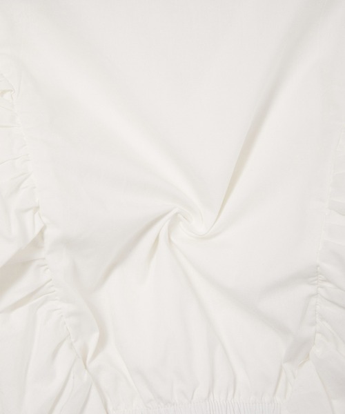 fifth（フィフス）の「ショルダーフリルペプラムブラウス（シャツ/ブラウス・レディース・ホワイト/ブラック/キャメル・MEDIUM）」の6枚目の写真