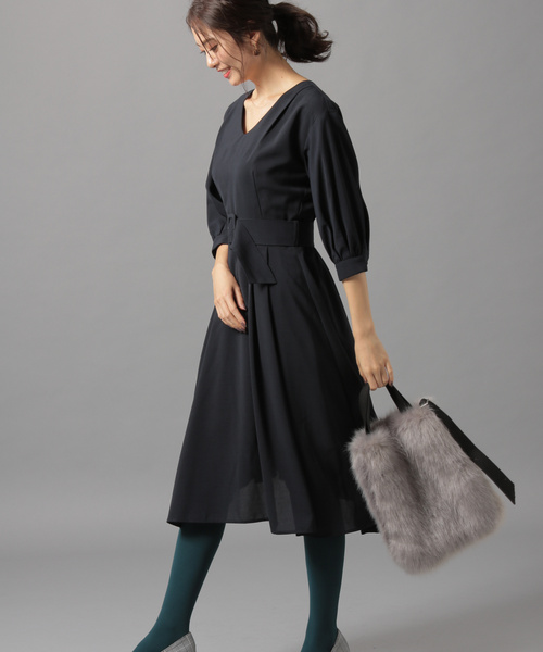 セール ブランド古着 7分袖ワンピース ワンピース Andemiu アンデミュウ のファッション通販 Zozoused