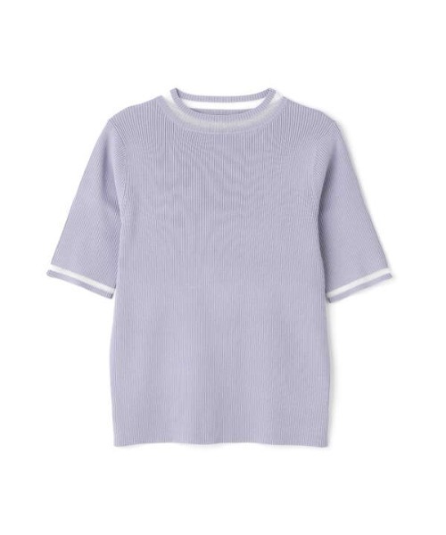 N.(N. Natural Beauty Basic)(エヌエヌナチュラルビューティーベーシック)の「【追加生産】◆シアーライン五分袖ニット(ニット/セーター・レディース・ホワイト/ブラック/ブルー・MEDIUM)」の17枚目の写真