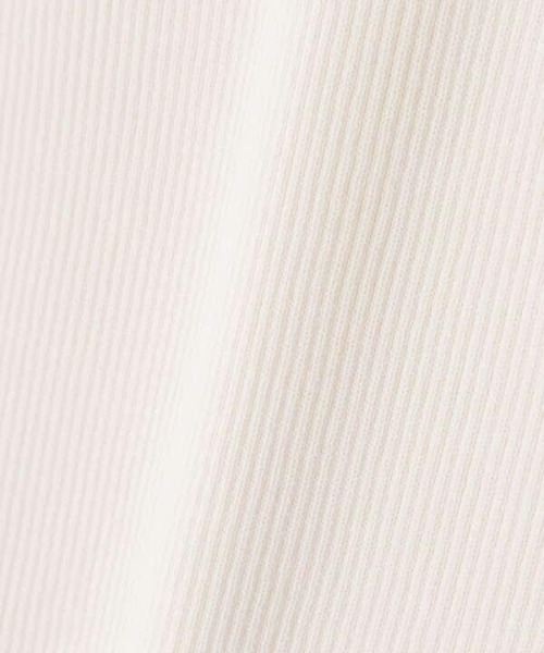 N.(N. Natural Beauty Basic)(エヌエヌナチュラルビューティーベーシック)の「【追加生産】◆シアーライン五分袖ニット(ニット/セーター・レディース・ホワイト/ブラック/ブルー・MEDIUM)」の14枚目の写真