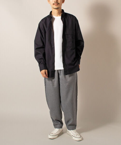 GLOSTER（グロスター）の「【GLOSTER/グロスター】M65ポケットシャツ（シャツ/ブラウス・メンズ・ベージュ/ネイビー/オフホワイト・MEDIUM/LARGE）」の17枚目の写真