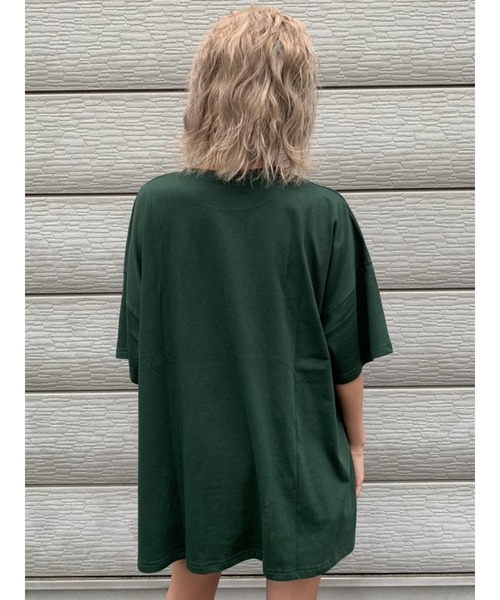 EGOIST（エゴイスト）の「EGOIST刺繍TシャツⅡ（Tシャツ/カットソー・レディース・ブラック/ベージュ/グリーン・FREE）」の11枚目の写真