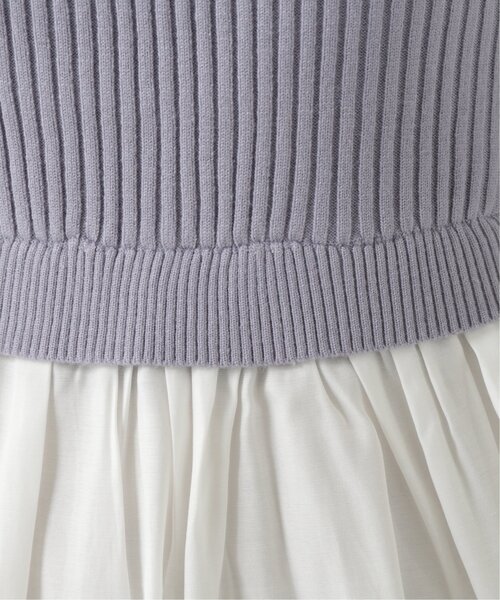 RAY CASSIN(レイカズン)の「ニットドッキングプルオーバー(ニット/セーター・レディース・ブラック/キャメル/ブルー・FREE)」の16枚目の写真