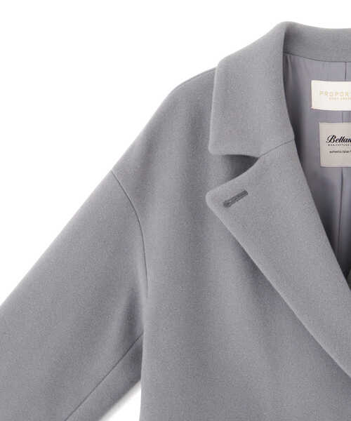PROPORTION BODY DRESSING（プロポーションボディドレッシング）の「Ｂｅｌｌａｎｄｉ　２ｗａｙテーラーコート / 1211252006（ステンカラーコート・レディース・ボルドー/クリアグリーン/グレー系その他/ベージュ系その他/ダークベージュ・SMALL/MEDIUM）」の10枚目の写真