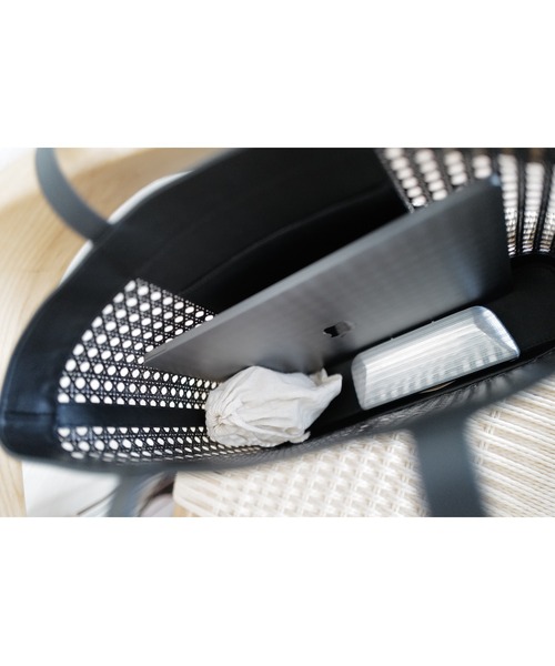 かごバッグ/ストローバッグ RANDEBOO Mesh rattan bag (black) RANDEBOO（ランデブー）の「Mesh rattan bag（かごバッグ）」 - WEAR